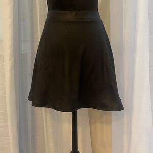 Forever 21 Black flare mini skirt